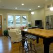 Kitchen and sitting area