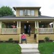 Front of house after second-floor addition